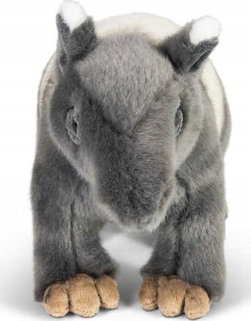 Lodër pelushi Animigos Tapir Realistic, 34 cm, shumë e butë, shumëngjyrëshe