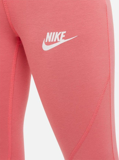 Leggins Nike Sportswear Girls Favorites, bel i lartë, për goca, rozë