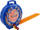 Set garazh makinash Hamleys Teamsterz Load &amp; Launch, me pistë, 2 makina, blu