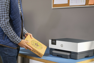 Инкџет печатач HP OfficeJet Pro 9110b, во боја, безжичен, сив