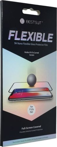 Xham mbrojtës Partner Tele.com Flexible Nano Glass 5D, për iPhone 12 12 Pro 6.1", kornizë e zezë