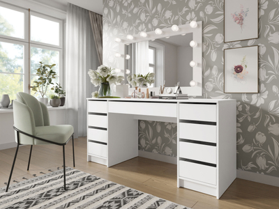 Tavolinë grimi moderne Heron Bis (154 x 76 x 55)