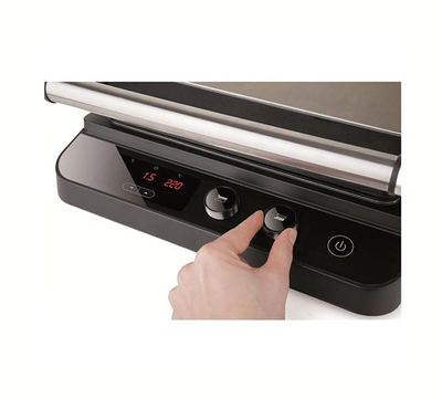 Grill elektrik Black&amp;Decker BXGR2000E, 2000W, me kapak, i zi