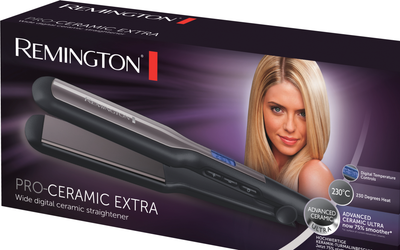 Drejtuese Remington Pro Ceramic Extra S5525, e zezë