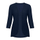 Kardigan veror për gra, mëngë 3/4, i hollë, ngjyrë blu navy, përmasa S