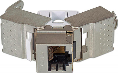 Modul keystone Intellinet 167222, Cat6 FTP, metalik, argjendtë