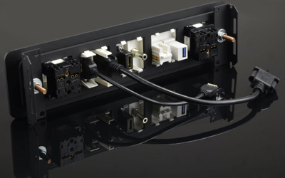 Mbajtëse Mediabox JL-04-S2M-1, 2M, e zezë