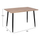 Set tavolina me karrige 5-pjesësh HM11025.02, zezë
