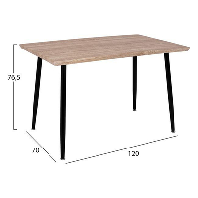 Set tavolina me karrige 5-pjesësh HM11025.02, zezë