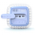 Set altoparlanti portativ PowerLocus Aero, Bluetooth, me mikrofon wireless, blu