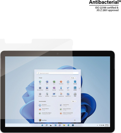 Mbrojtës ekrani PanzerGlass për Microsoft Surface Go 4 3 2, xham i temperum, transparencë e lartë