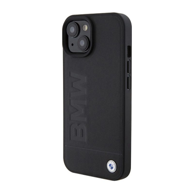 Çarçaf telefoni BMW BMHMP15SSLLBK për iPhone 15 6.1", me MagSafe, i zi