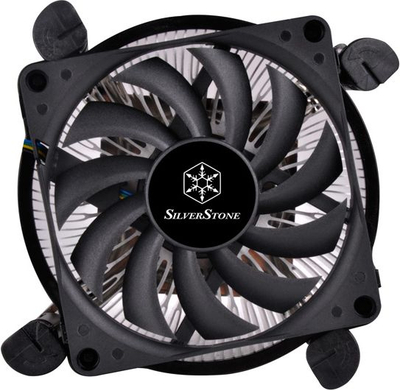 Ладилник за процесор SilverStone Nitrogon SST-NT08-115XP, вентилатор 80mm, низок профил, црн
