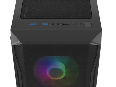 Kasë Natec Fury Shobo SH4FF RGB Midi Tower, e zezë