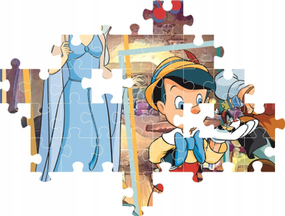 Puzzle Clementoni Pinocchio, 104 pjesë, për fëmijë, shumëngjyrësh