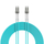 Pigtail fibër optike Extralink LC UPC, multimode OM4 50/125, 2m, e purpurt