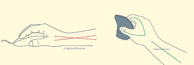 Mouse ergonomik BakkerElkhuizen DXT BNEDXT, ambidrejtë, me kabllo, i zi