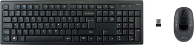 Set tastjere dhe mi DELTACO, wireless 2.4 GHz, layout UK, i zi