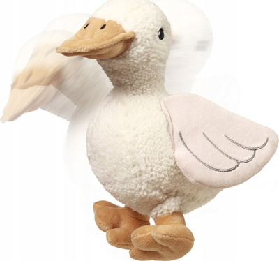 Lodër pelushi BABYONO Goose Zoe, me zile, për foshnje 0m+