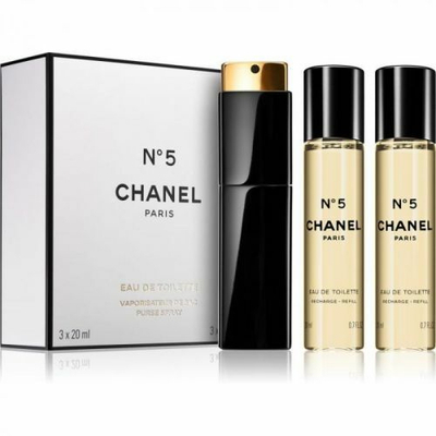 Eau de Toilette Chanel No 5, 3 x 20 ml