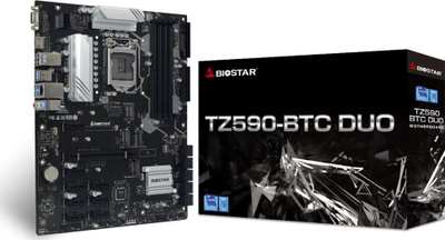 Матична плоча Biostar TZ590 BTC DUO, чипсет Z590, ATX, црна