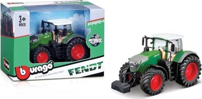 Lodër traktor BBurago Fendt 1050 Vario, model metal, për kalamaj 3+, jeshil