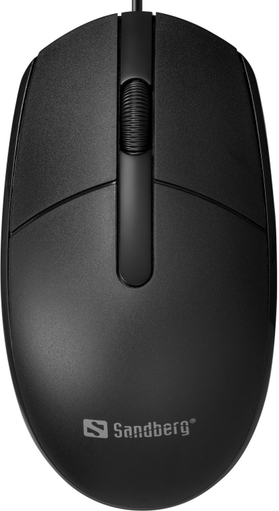 Maus Sandberg Saver USB, со кабел, црн