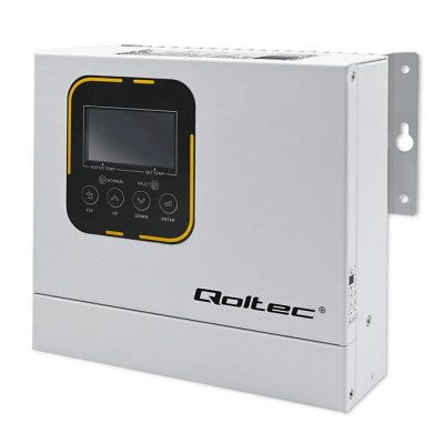 Inverter për bojler Qoltec ECO Solar Boost MPPT L, për ngrohje uji, me ekran kontrolli, i bardhë