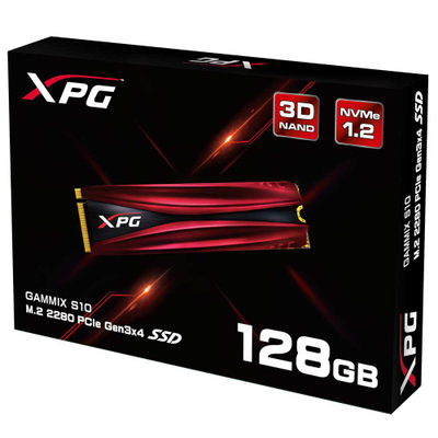 Disk SSD ADATA XPG Gammix S10 - 128GB - M.2 NVMe, i brendshëm
