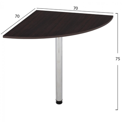 Zgjatim tavoline Devon trekëndor 70×70×75 cm (HM2448.02)