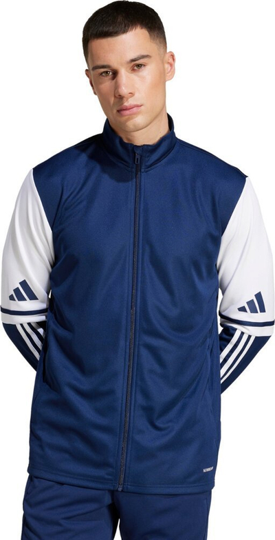 Bluzë trenerke Adidas Squadra 25 M JD2978, Aeroready, me zinxhir, e zezë