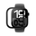 Заштитна маска AmazingThing Radix Glass за Apple Watch 46mm Series 10, зајакнато стакло, црна