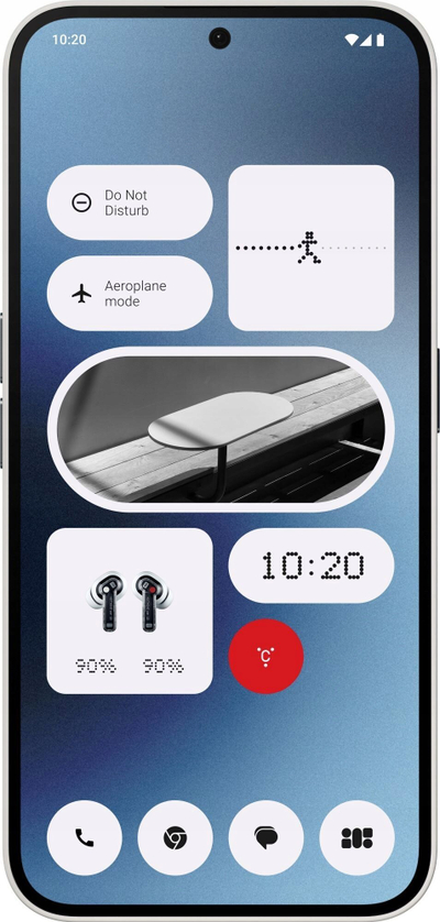 Telefoni Nothing Phone 2a, 6.7", 8GB RAM, i bardhë