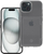 Mbrojtëse telefoni Forcell Crystal Pocket, për iPhone 15, me xhep karte, transparente