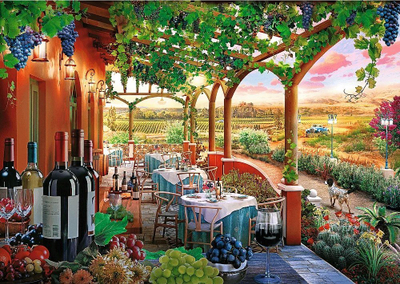 Puzzle Trefl Premium Plus Italian Vineyard, 1000 copa, shumëngjyrësh