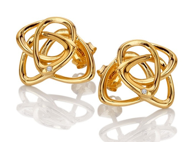 Vathë për femra Hot Diamonds Golden Edit Hope DE843, të artë