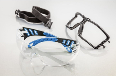 Syze mbrojtëse Högert Technik LOTZEN HT5K010, polikarbonat, unisex, pa ngjyrë, blu