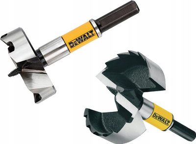 Freze për dru DeWalt Self Feed Forstner, 57mm, profesionale, e verdhë
