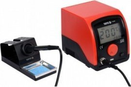 Stacion saldimi Yato YT-82456, 75W, me ekran LCD 3.5\", i kuq e zi