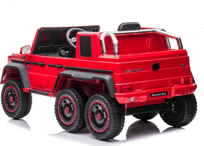 Makina elektrike për kalamaj Mercedes G63 AMG 6x6, 12V, me pult, e kuqe