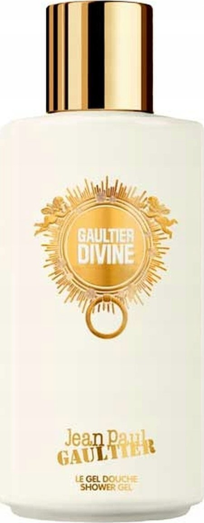Xhel dushi Jean Paul Gaultier Gaultier Divine, 200ml, aromë lulesh të bardha, i bardhë