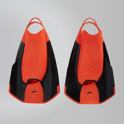 Fina noti Speedo Fastskin KickFin, për stërvitje, portokalli me të zezë