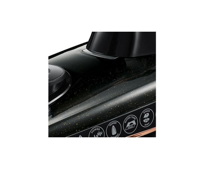Hekur me avull Russell Hobbs Copper Express Pro 23975-56, pllaka bakri, i zi me bakër