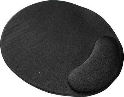 Mousepad AK135 New Style, me jastëk xheli, kundër rrëshqitjes, i zi