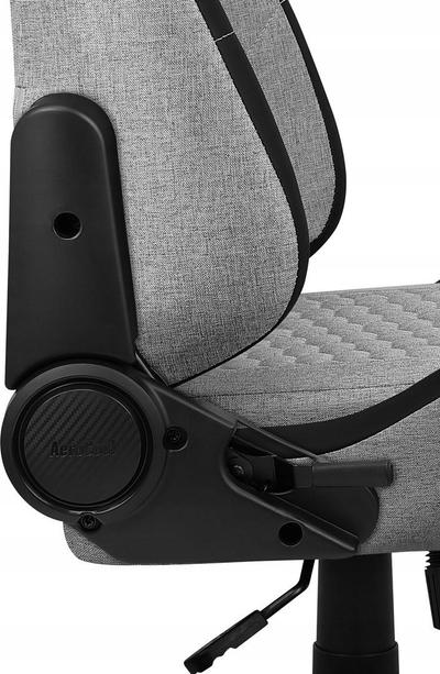 Karrige gaming Aerocool Crown AeroWeave, mban deri n 150 kg, krahë 2D, gri