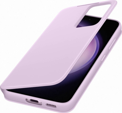 Këllëf telefoni Samsung Smart View Wallet EF-ZS911, për Galaxy S23, folio, lejla