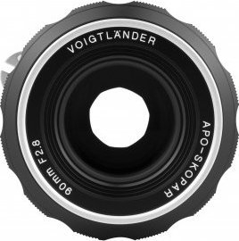 Objektiv Voigtlander Apo-Skopar 90mm F2.8 SLII-S, për Nikon F, manual, ngjyrë argjendi