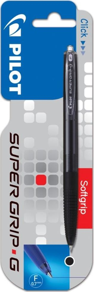 Stilolaps Pilot Super Grip G Automatic, 0.7mm, bojë e zezë