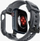 Kornizë me rrip Spigen Rugged Armor Pro për Apple Watch 44mm 45mm, seri 4 gjer në 9, gri e errët