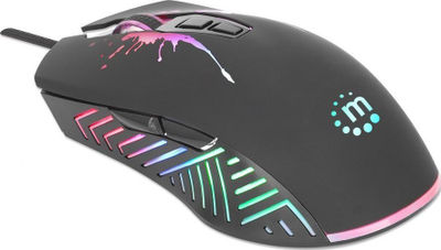 Mouse gaming Manhattan, optik, 7200 DPI, RGB, i zi